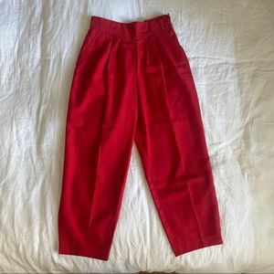 VINTAGE PLEATED TROUSERS